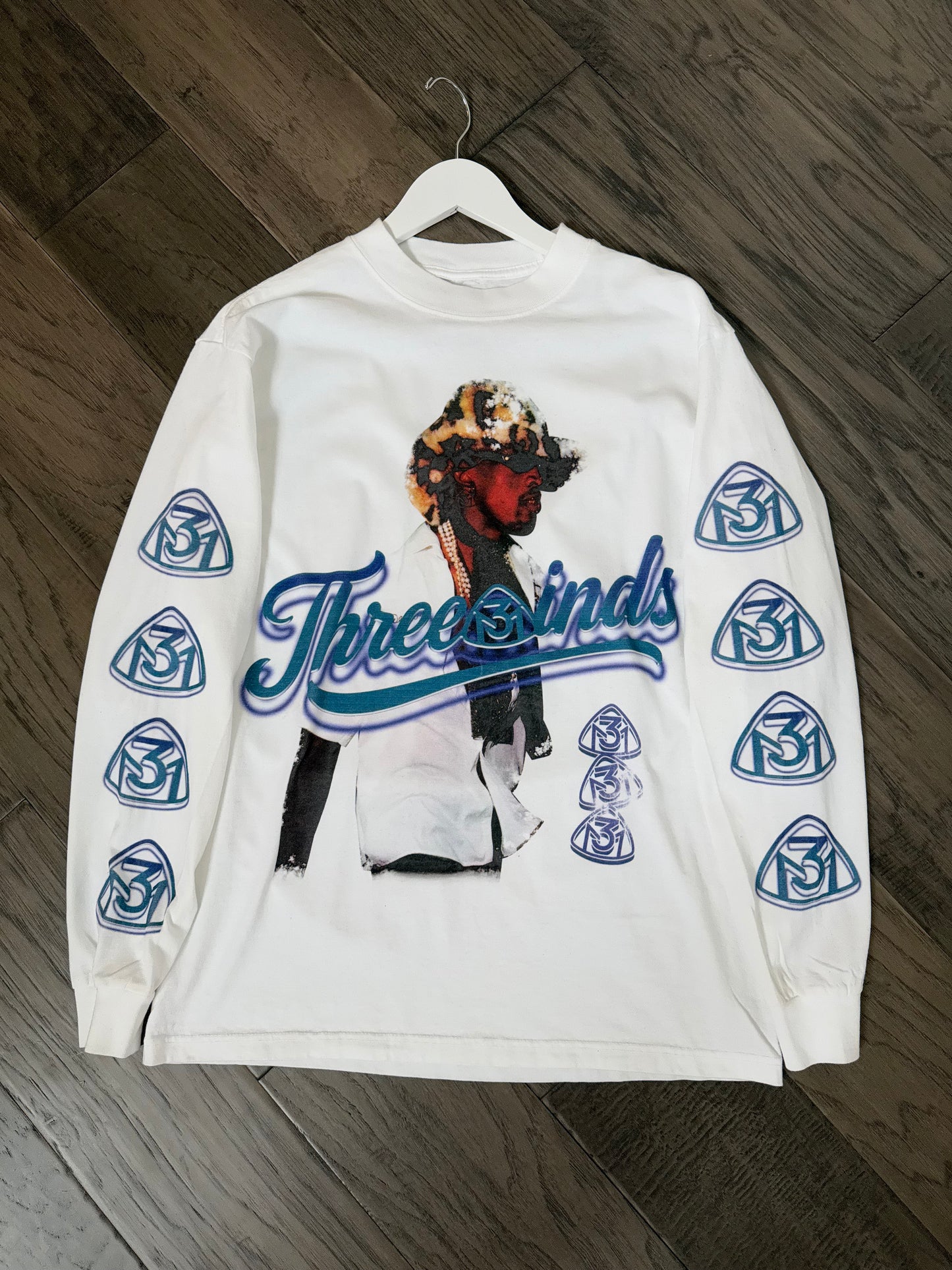 THREEMINDS Dennis Rodman long sleeve T-shirt